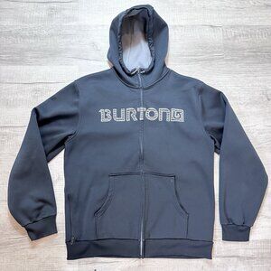 Burton DryRide Colombo Black Ski Snowboarding Full Zip Up Hoodie Mens Size XL